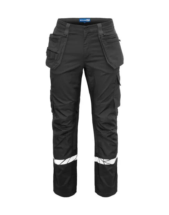Pro-Job - 7509 Workpant - Black Black - Customisable TROUSERS &amp; JOGPANTS