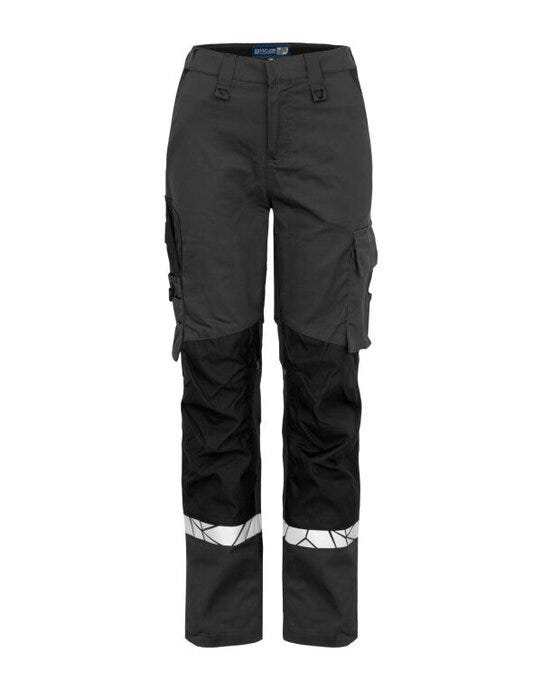ProJob Workwear ProJob Progression 7512 Ladies Workpant - PJ647512 - Grey Black - Customisable Ladies Trousers And Jog Pants