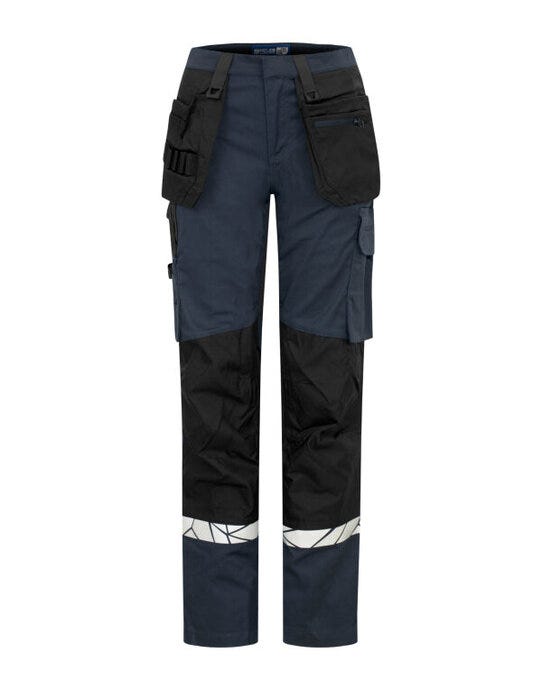 ProJob Workwear ProJob Progression 7513 Ladies Workpant - PJ647513 - Navy Black - Customisable Ladies Trousers And Jog Pants