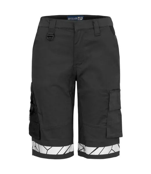 Progression 7514 Ladies Work Shorts - PJ647514 - Grey Black - Customisable Shorts