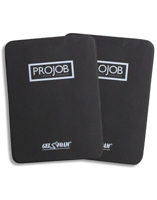 ProJob Workwear ProJob 9033 Ergo Knee Protector 11 MM - PJ649033 - Black O S - Customisable Kneepads