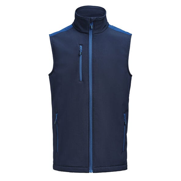 Printer Prime Softshell Vest - PP2261083 - Navy Cobalt - Customisable MENS OUTER JACKETS