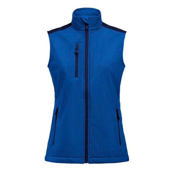 Printer Prime Ladies Softshell Vest - PP2261084 - Cobalt Navy - Customisable Ladies Softshell
