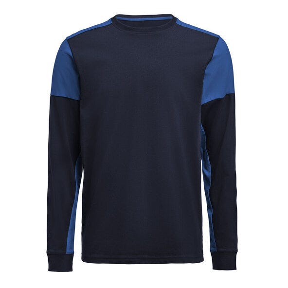 Printer Prime Long Sleeve T-Shirt - PP2264036 - Navy Cobalt - Customisable MENS LONG SLEEVE T-SHIRTS