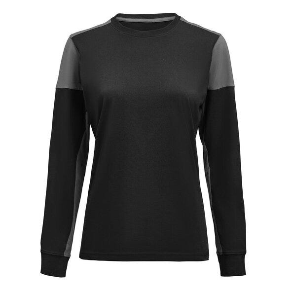 Printer Prime Ladies Long Sleeve T-Shirt - PP2264037 - Black Anthracite - Customisable LADIES LONG SLEEVE T-SHIRTS