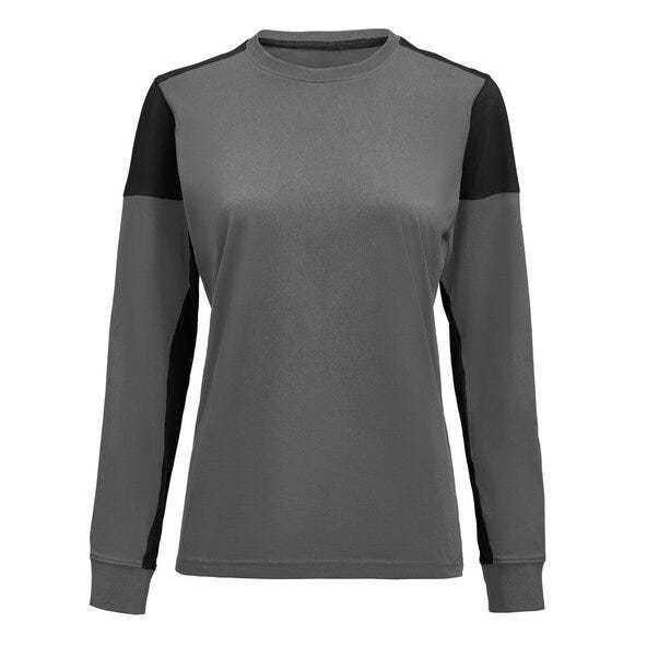 Printer Prime Ladies Long Sleeve T-Shirt - PP2264037 - Anthracite Black - Customisable LADIES LONG SLEEVE T-SHIRTS