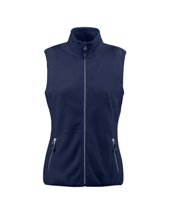 Printer Red Ladies Sideflip Fleece Vest pr2261507 - - Customisable Outerwear