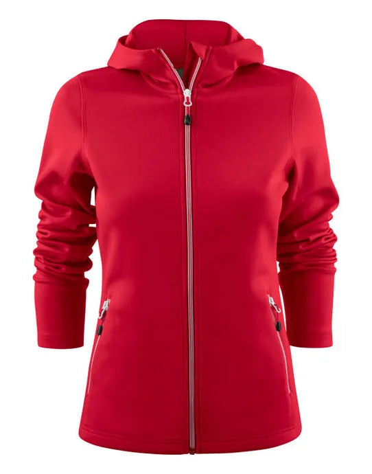 Printer Red Ladies Layback FZ Hoodie pr2262057 - - Customisable Hoodies