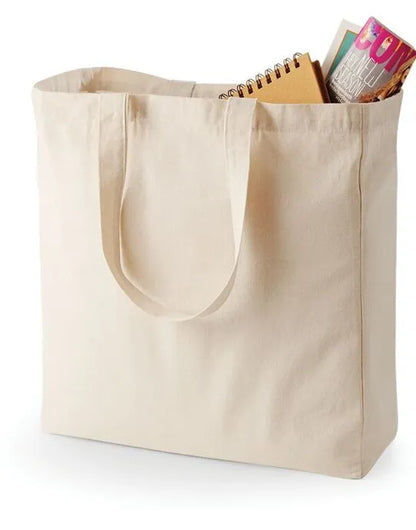 Quadra Canvas Classic Shopper qd23 - - Customisable Bags
