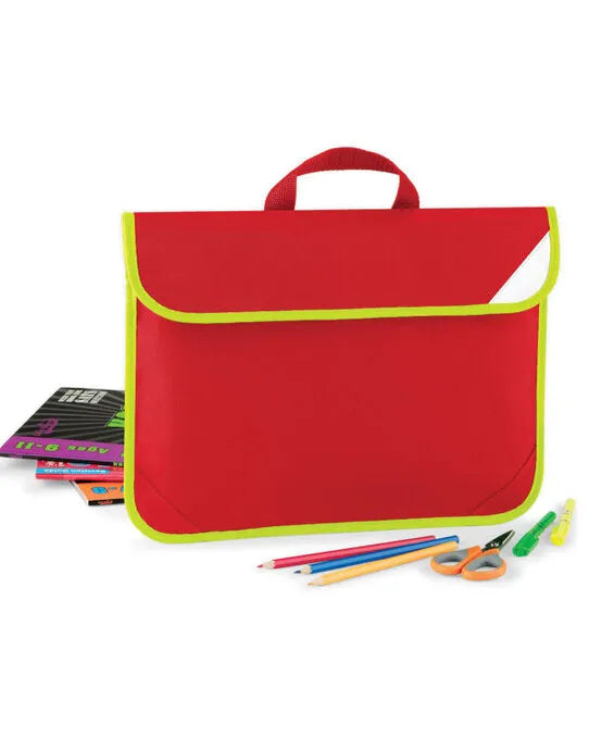 Quadra Enhanced Viz Book Bag qd452 - - Customisable Bags