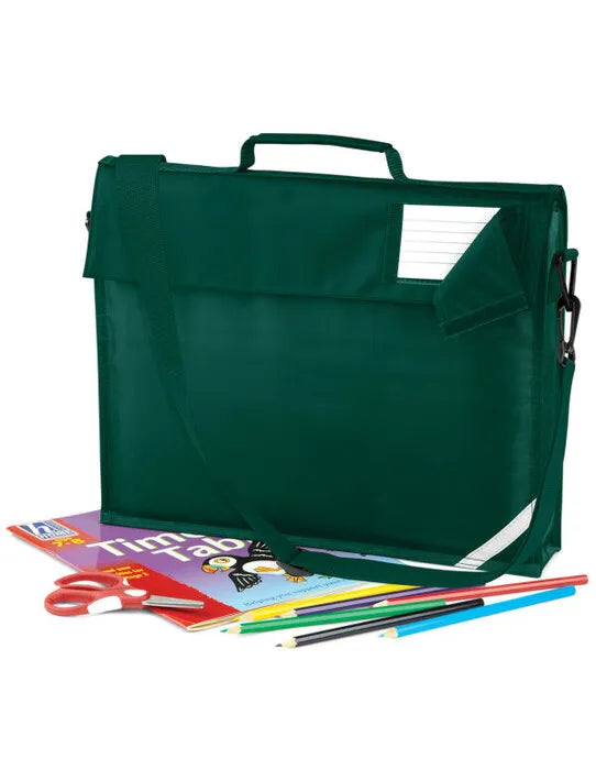 Quadra Junior Book Bag With Strap qd457 - - Customisable Bags