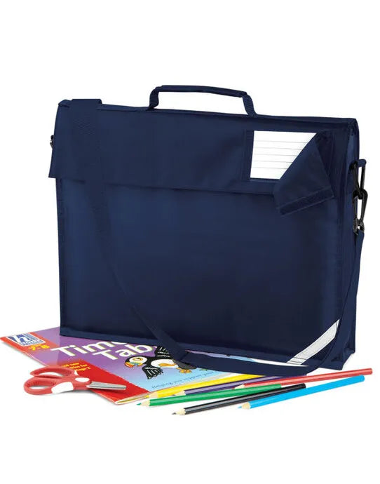 Quadra Junior Book Bag With Strap qd457 - - Customisable Bags