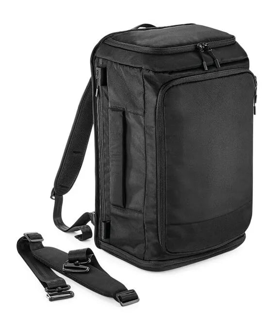 Quadra Pitch Black 72 Hour Weekender qd568 - - Customisable Bags