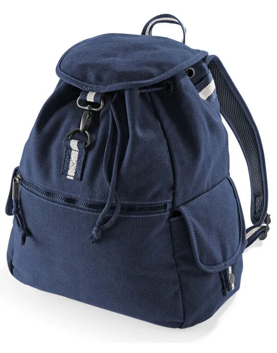 Quadra Desert Canvas Backpack qd612 - - Customisable Bags