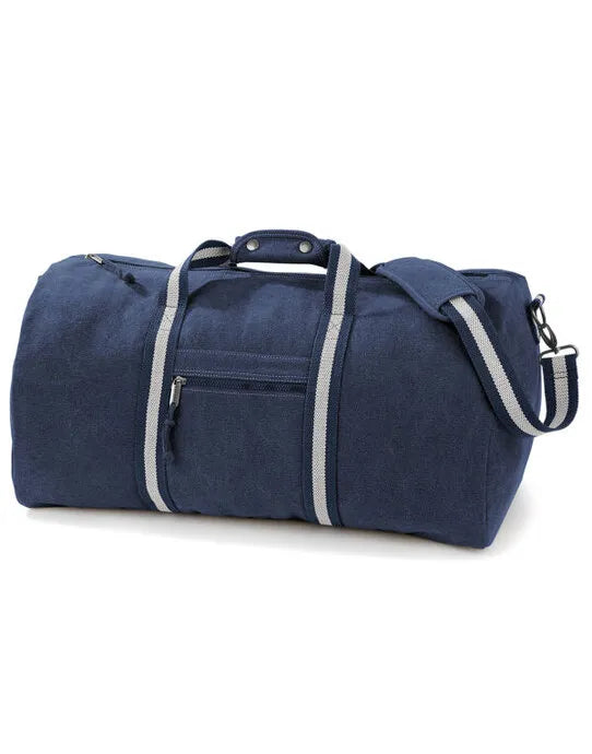 Quadra Desert Canvas Holdall qd613 - - Customisable Bags