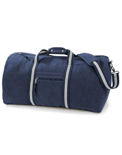 Quadra Desert Canvas Holdall qd613 - - Customisable Bags