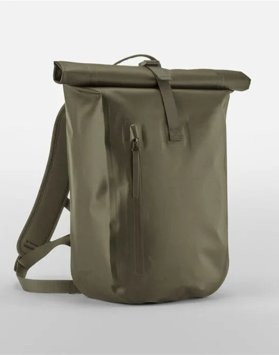 Quadra Waterproof Roll Top Lite qs573 - Covert Green O S - Customisable Bags