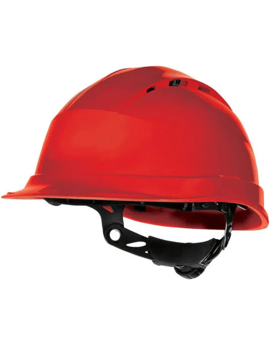 Delta Plus Quartz Rotor Safety Helmet quartz4 - Red O S - Customisable Helmets