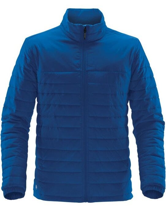 Nautilus Quilted Jacket - QX-1 - Azure Blue - Customisable Jacket