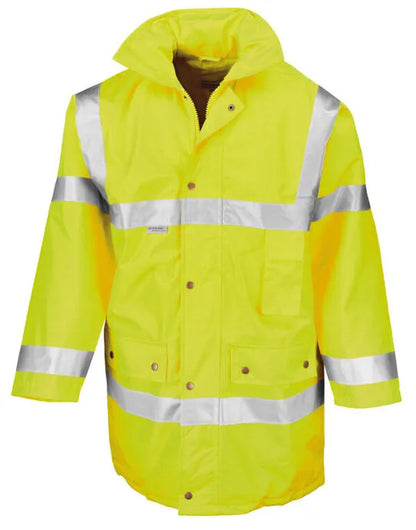 Result Safe Guard Motorway Coat r018x - - Customisable Safetywear