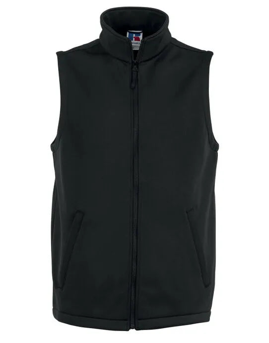 Russell Collection Russell Mens Smart Softshell Gilet r041m - - Customisable Bodywarmers