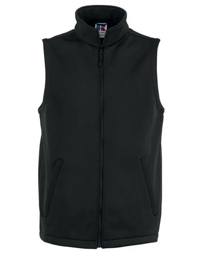 Russell Collection Russell Mens Smart Softshell Gilet r041m - - Customisable Bodywarmers