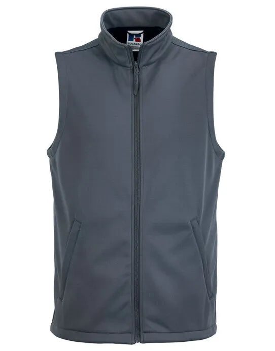 Russell Collection Russell Mens Smart Softshell Gilet r041m - - Customisable Bodywarmers