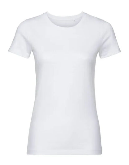 Russell Short Sleeve Collection Russell Short Sleeve Ladies Pure Organic T R108F - - Customisable T-Shirt