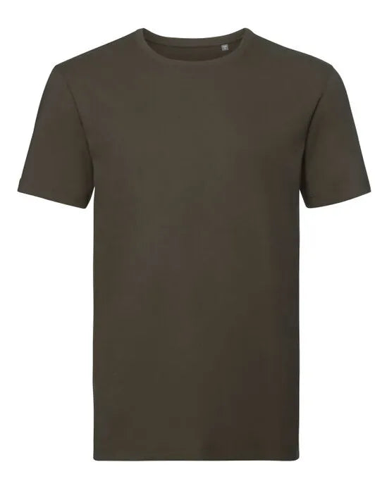 Russell Short Sleeve Collection Russell Short Sleeve Mens Pure Organic T R108M - - Customisable T-Shirt