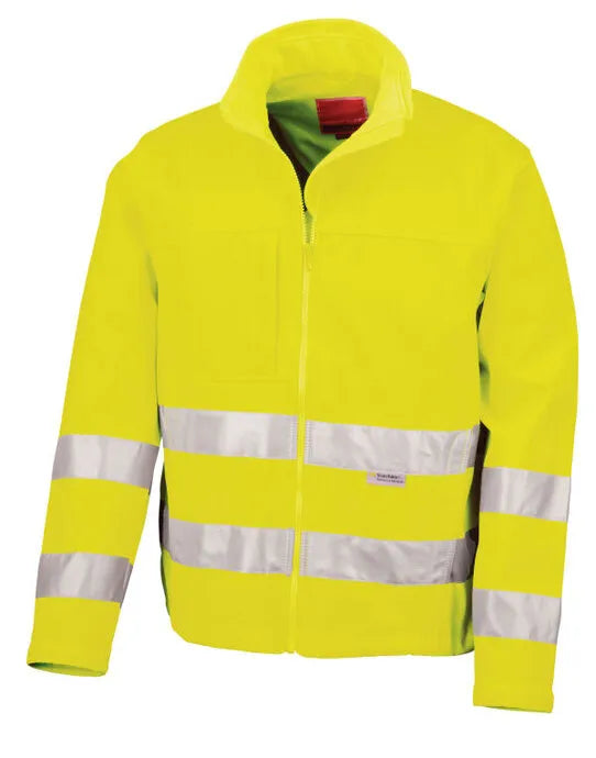 Result SafeGuard Hi Vis Softshell Jacket R117X - - Customisable Softshell Jacket