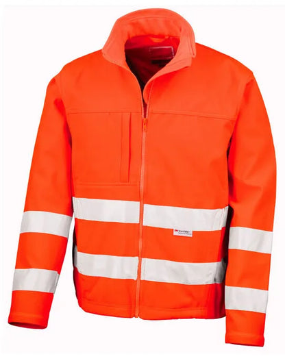 Result SafeGuard Hi Vis Softshell Jacket R117X - - Customisable Softshell Jacket