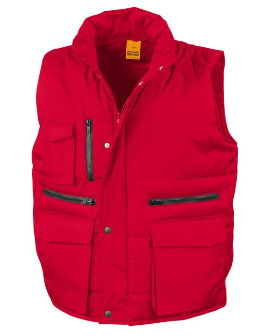 WORK-GUARD by Result Result Workguard Lance Bodywarmer R127X - - Customisable