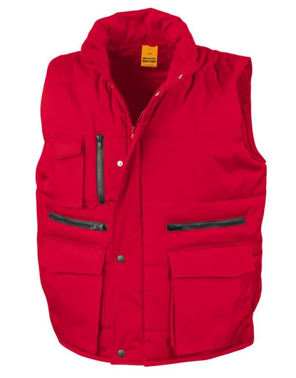 WORK-GUARD by Result Result Workguard Lance Bodywarmer R127X - - Customisable