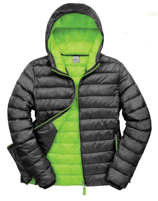 Result Urban Mens Snowbid Hooded Jacket R194M - - Customisable Outerwear