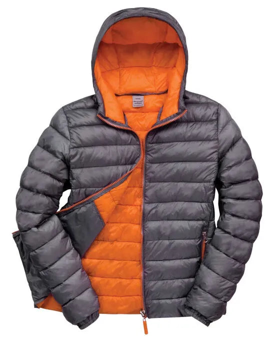 Result Urban Mens Snowbid Hooded Jacket R194M - - Customisable Outerwear