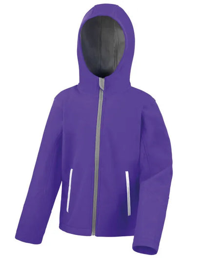 Result Core Junior Hooded Softshell Jacket r224jy - - Customisable Jacket