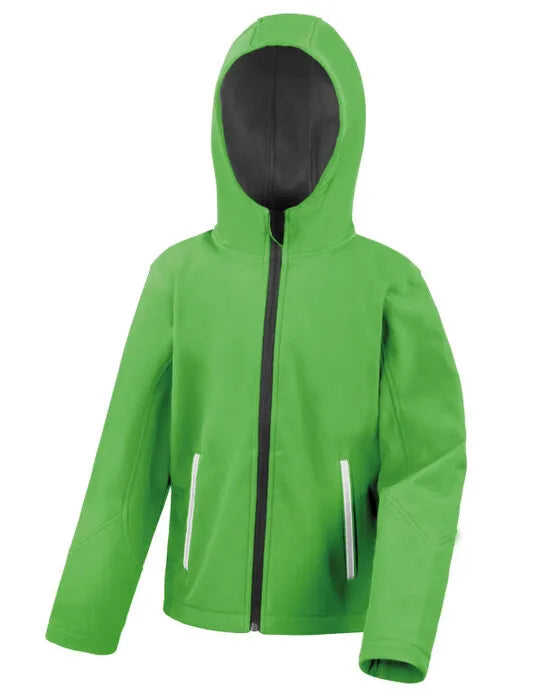 Result Core Junior Hooded Softshell Jacket r224jy - - Customisable Jacket