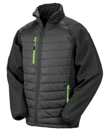 Result Black Compass Softshell Jacket R237X - - Customisable Softshell Jacket