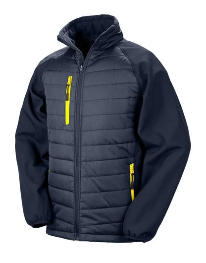 Result Black Compass Softshell Jacket R237X - - Customisable Softshell Jacket