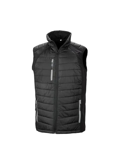 Result Black Compass Softshell Gilet R238X - - Customisable Bodywarmers