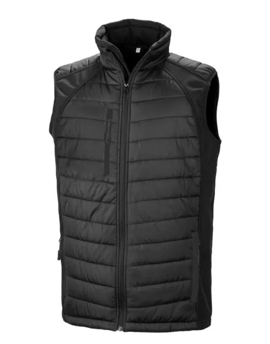 Result Black Compass Softshell Gilet R238X - - Customisable Bodywarmers