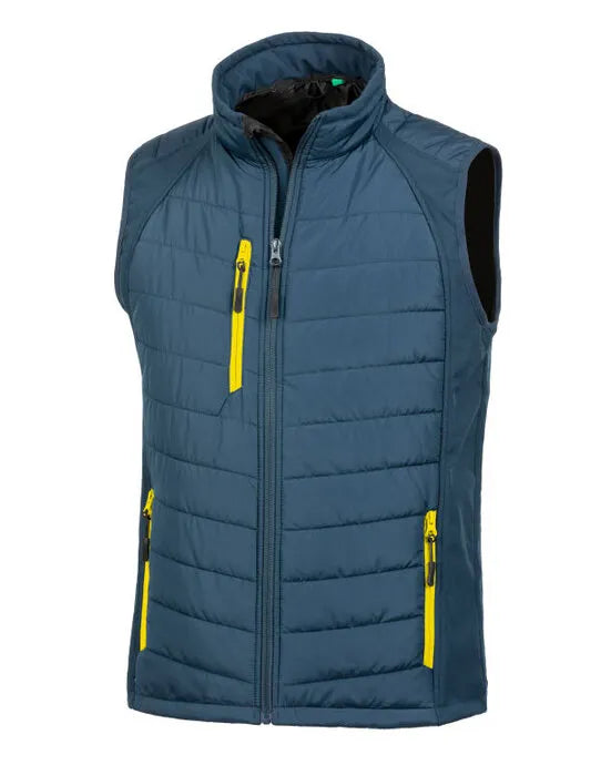 Result Black Compass Softshell Gilet R238X - - Customisable Bodywarmers