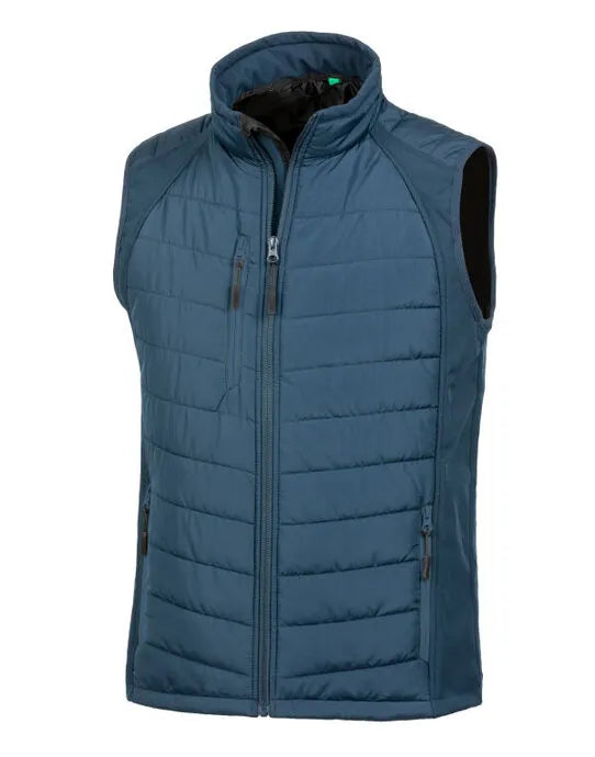 Result Black Compass Softshell Gilet R238X - - Customisable Bodywarmers