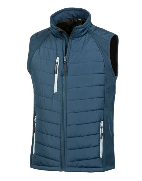 Result Black Compass Softshell Gilet R238X - - Customisable Bodywarmers