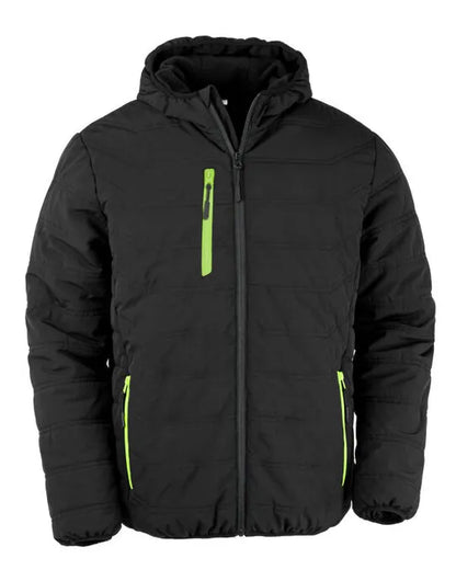Result Black Compass Padded Winter Jacket R240X - - Customisable Jacket