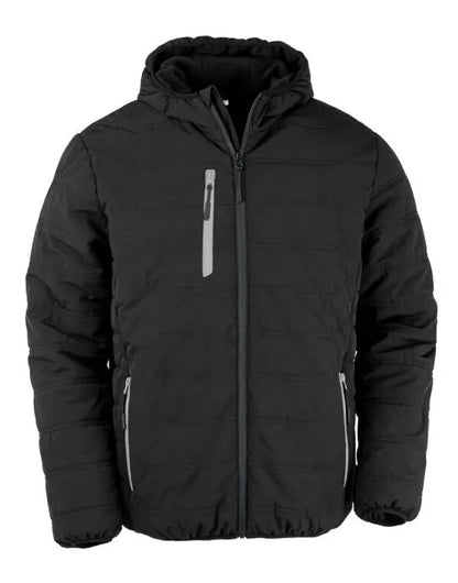 Result Black Compass Padded Winter Jacket R240X - - Customisable Jacket