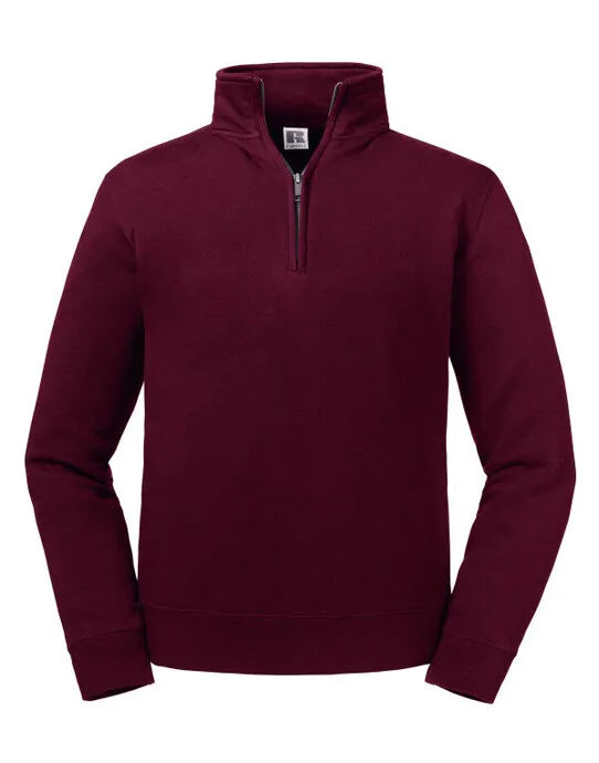 Russell Collection Russell Authentic 14 Zip Sweat R270M - - Customisable Sweatshirts
