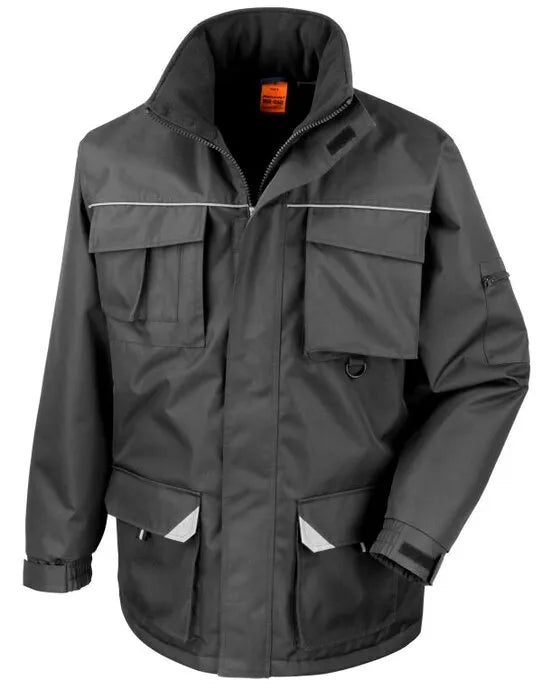 Result Workguard Sabre Long Coat R301X - - Customisable Jacket