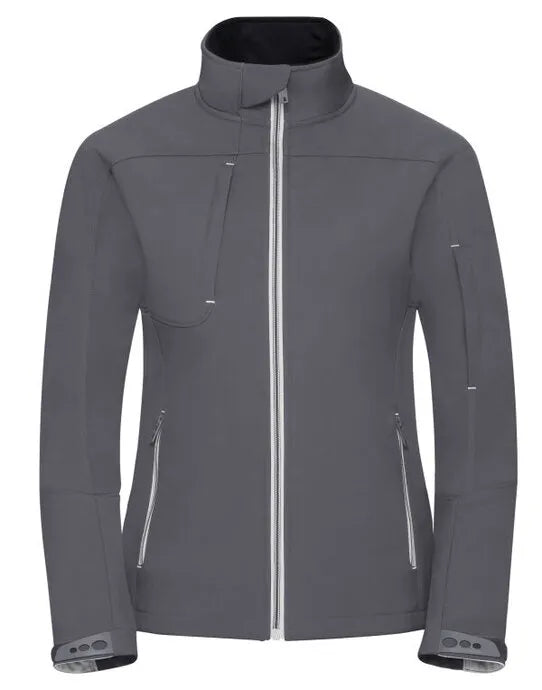 Russell Collection Russell Ladies Bionic Softshell Jacket R410F - - Customisable Softshell Jacket