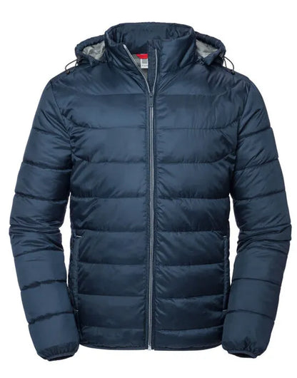 Russell Collection Russell Mens Hooded Nano Jacket R440M - - Customisable Jacket